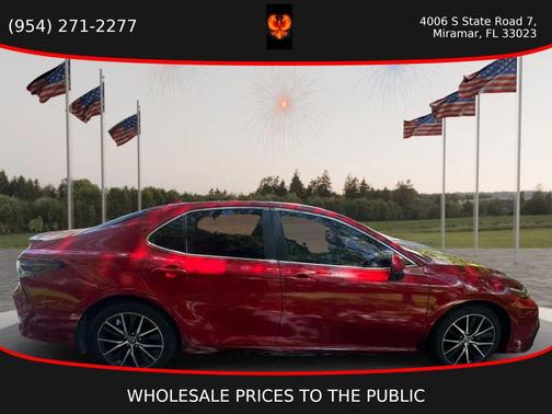 Supersonic Red 2021 Toyota Camry SE