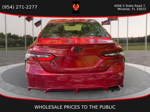 Supersonic Red 2021 Toyota Camry SE