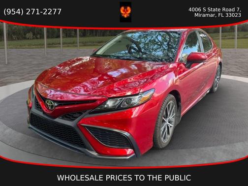 Supersonic Red 2021 Toyota Camry SE