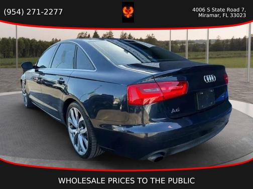 White 2015 Audi A6 2.0T Premium