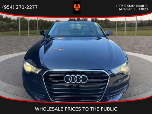 White 2015 Audi A6 2.0T Premium