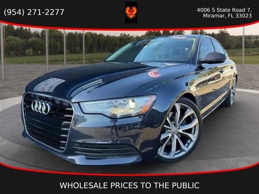 White 2015 Audi A6 2.0T Premium