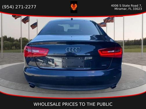 White 2015 Audi A6 2.0T Premium