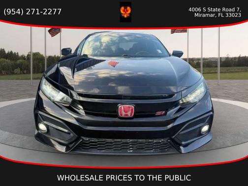 Crystal Black Pearl 2020 Honda Civic Si Base