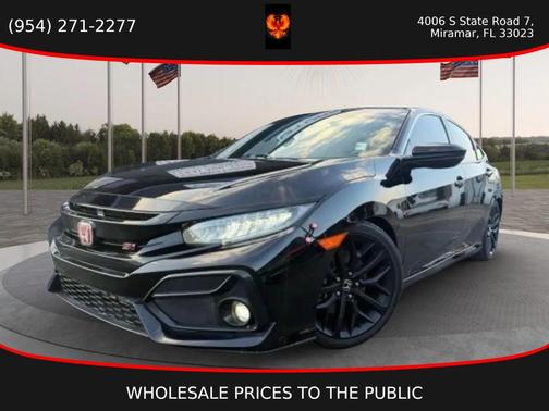 Crystal Black Pearl 2020 Honda Civic Si Base