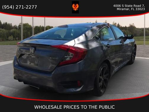 Modern Steel Metallic 2020 Honda Civic Sport