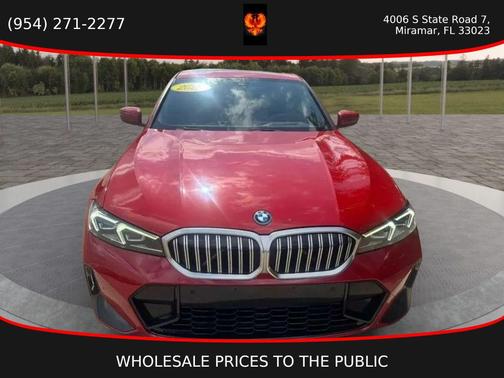 Melbourne Red Metallic 2023 BMW 330e xDrive