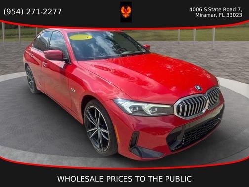 Melbourne Red Metallic 2023 BMW 330e xDrive