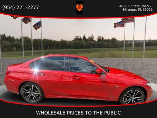 Melbourne Red Metallic 2023 BMW 330e xDrive