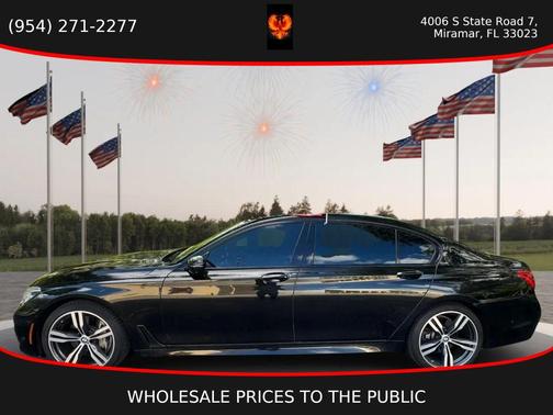 Black 2019 BMW 750 i xDrive
