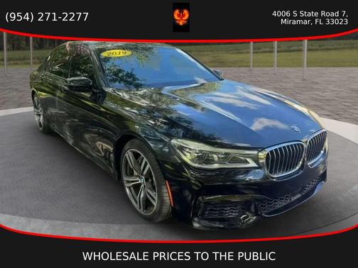 Black 2019 BMW 750 i xDrive