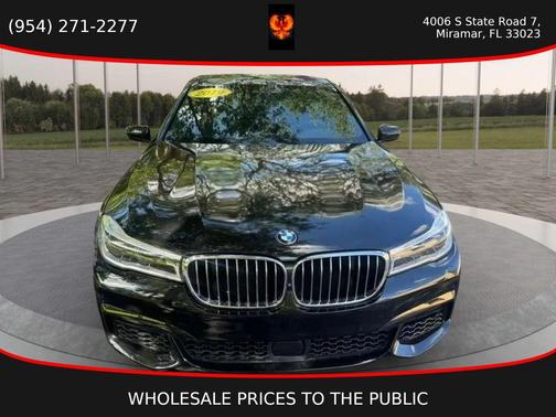 Black 2019 BMW 750 i xDrive