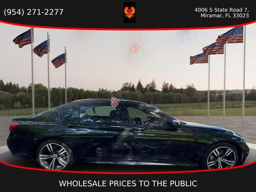 Black 2019 BMW 750 i xDrive