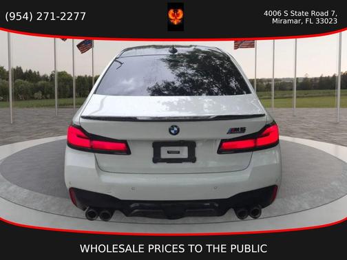 Alpine White 2021 BMW M5 Base