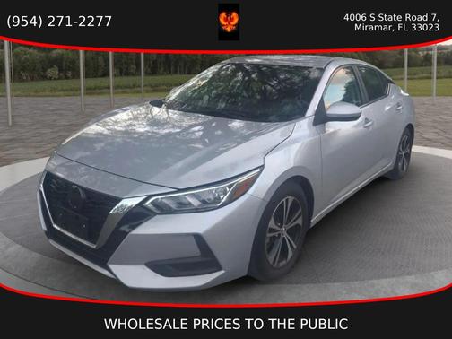 Silver 2023 Nissan Sentra SV