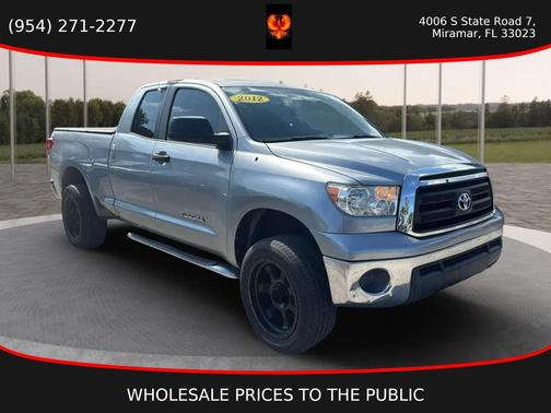 Silver 2012 Toyota Tundra Grade