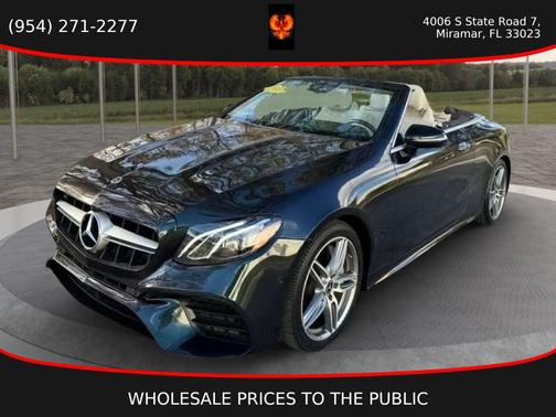 2018 Mercedes-Benz E-Class E 400 Cabriolet 2D