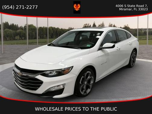Summit White 2023 Chevrolet Malibu FWD 1LT