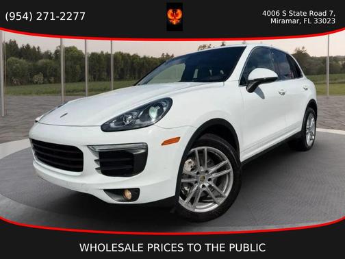 White 2016 Porsche Cayenne Cayenne