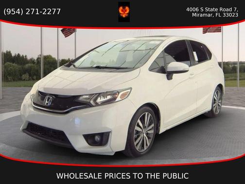 White Orchid Pearl 2015 Honda Fit EX