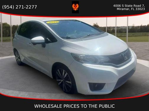 White Orchid Pearl 2015 Honda Fit EX