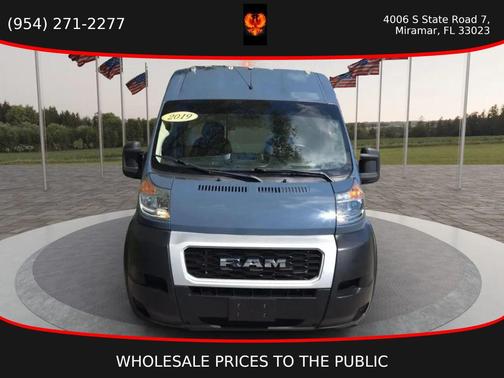 Black Clearcoat 2019 RAM ProMaster 3500 High Roof