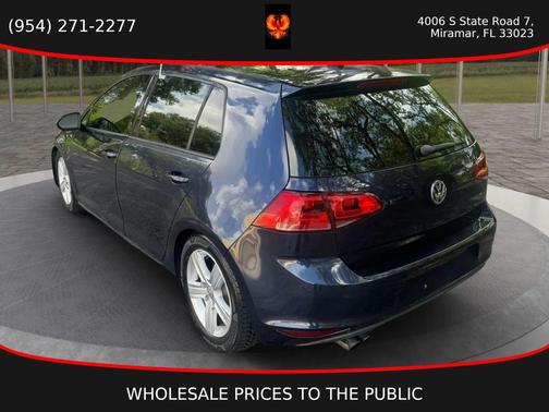 Blue 2017 Volkswagen Golf TSI Wolfsburg Edition 4-Door