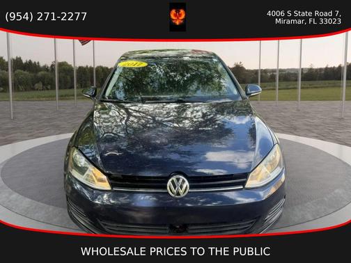 Blue 2017 Volkswagen Golf TSI Wolfsburg Edition 4-Door