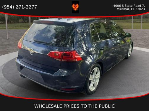Blue 2017 Volkswagen Golf TSI Wolfsburg Edition 4-Door