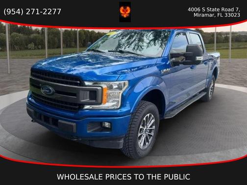 Lightning Blue 2018 Ford F-150 XLT