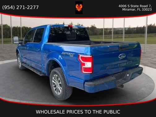 Lightning Blue 2018 Ford F-150 XLT