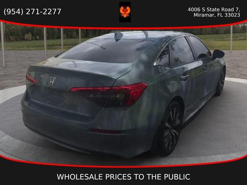 Gray 2024 Honda Civic EX