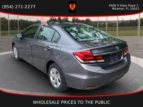 Gray 2015 Honda Civic LX