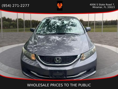 Gray 2015 Honda Civic LX