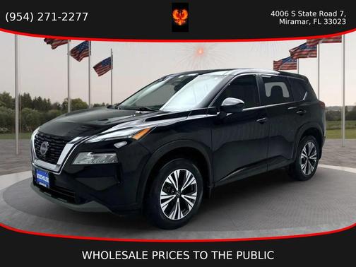 Super Black 2023 Nissan Rogue SV