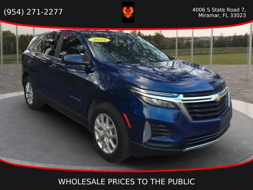 Blue 2022 Chevrolet Equinox 1LT