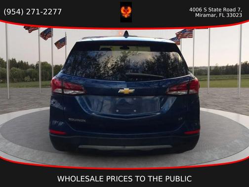 Blue 2022 Chevrolet Equinox 1LT