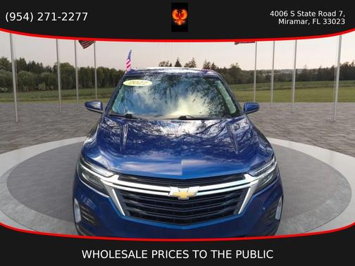 Blue 2022 Chevrolet Equinox 1LT