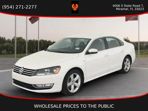 Candy White 2015 Volkswagen Passat 1.8T Limited Edition