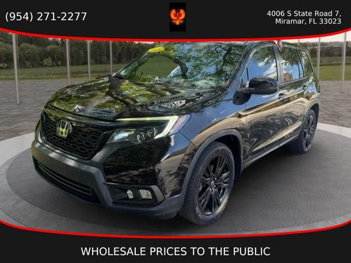 Black 2019 Honda Passport Sport