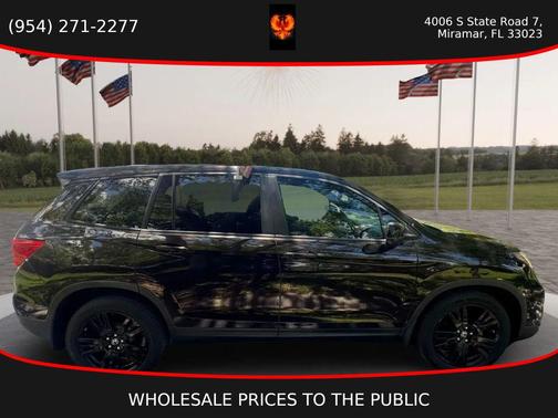 Black 2019 Honda Passport Sport