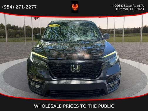 Black 2019 Honda Passport Sport