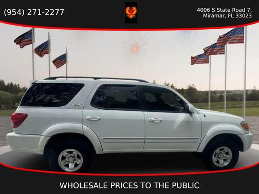 Natural White 2005 Toyota Sequoia SR5