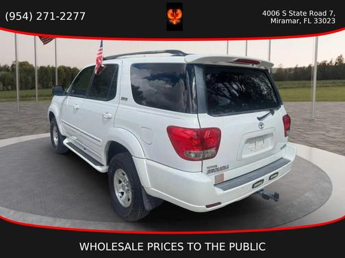 Natural White 2005 Toyota Sequoia SR5