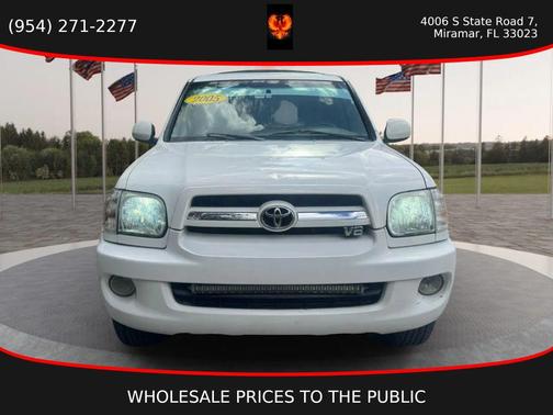 Natural White 2005 Toyota Sequoia SR5