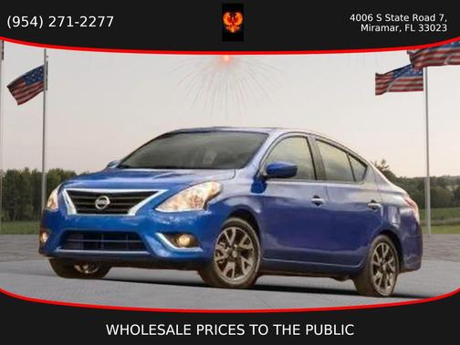 Deep Blue Pearl 2019 Nissan Versa 1.6 SV