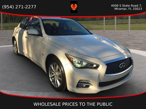 White 2017 INFINITI Q50 2.0T Premium