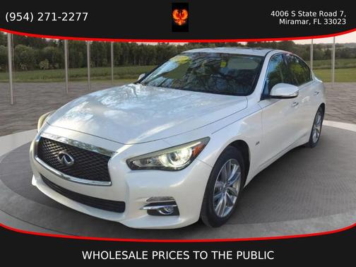 White 2017 INFINITI Q50 2.0T Premium