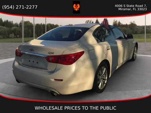 White 2017 INFINITI Q50 2.0T Premium