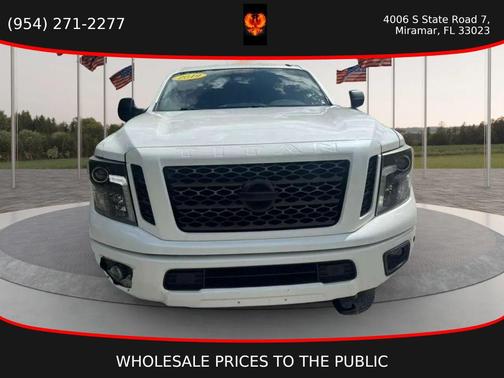 White 2019 Nissan Titan XD SV